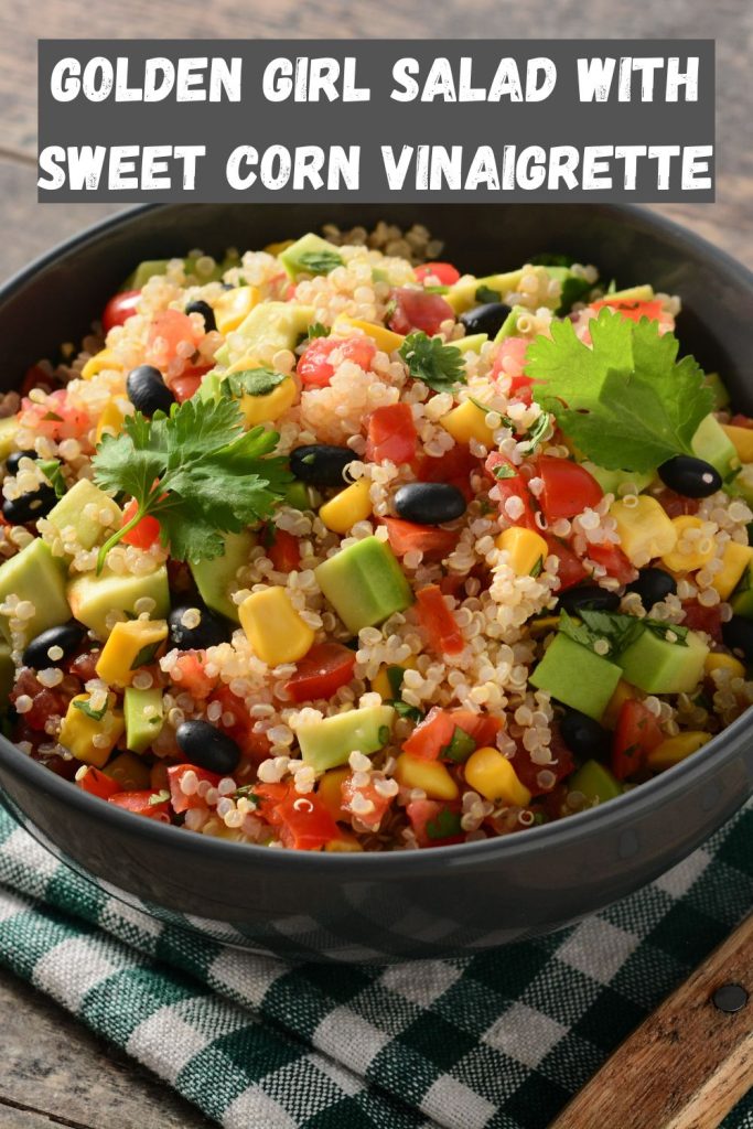 Golden Girl Salad With Sweet Corn Vinaigrette