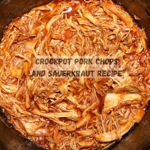 Crockpot Pork Chops and Sauerkraut Recipe